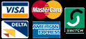 We accept Visa, Mastercard, Switch and American Express cards over the phone
